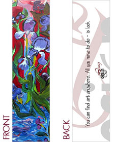 Floral Bookmark by Lizurej Design