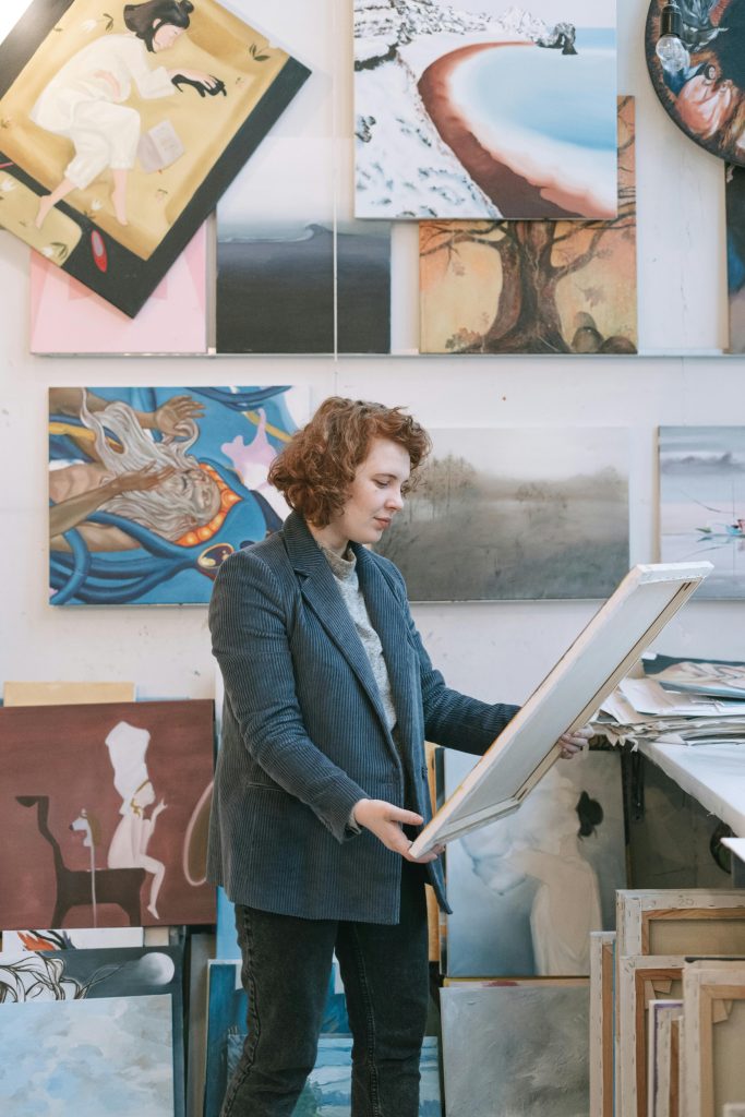 handling art work with care